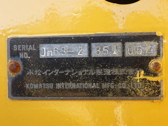 KOMATSU JH63K WHEELLOADER