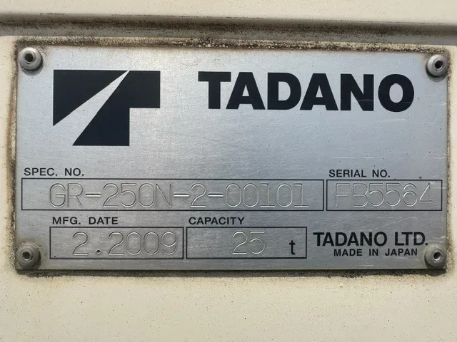 TADANO GR-250N-2